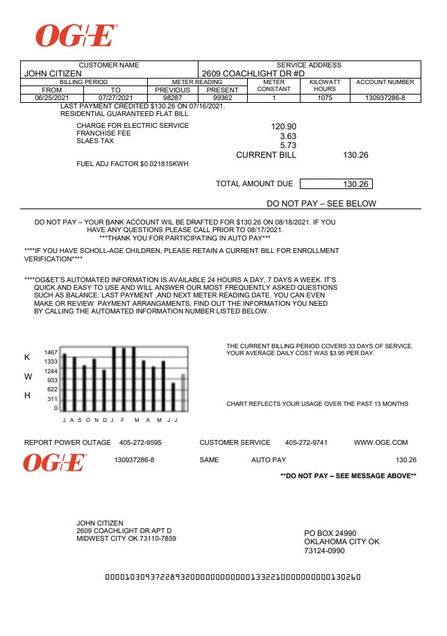  Minol USA business utility bill 